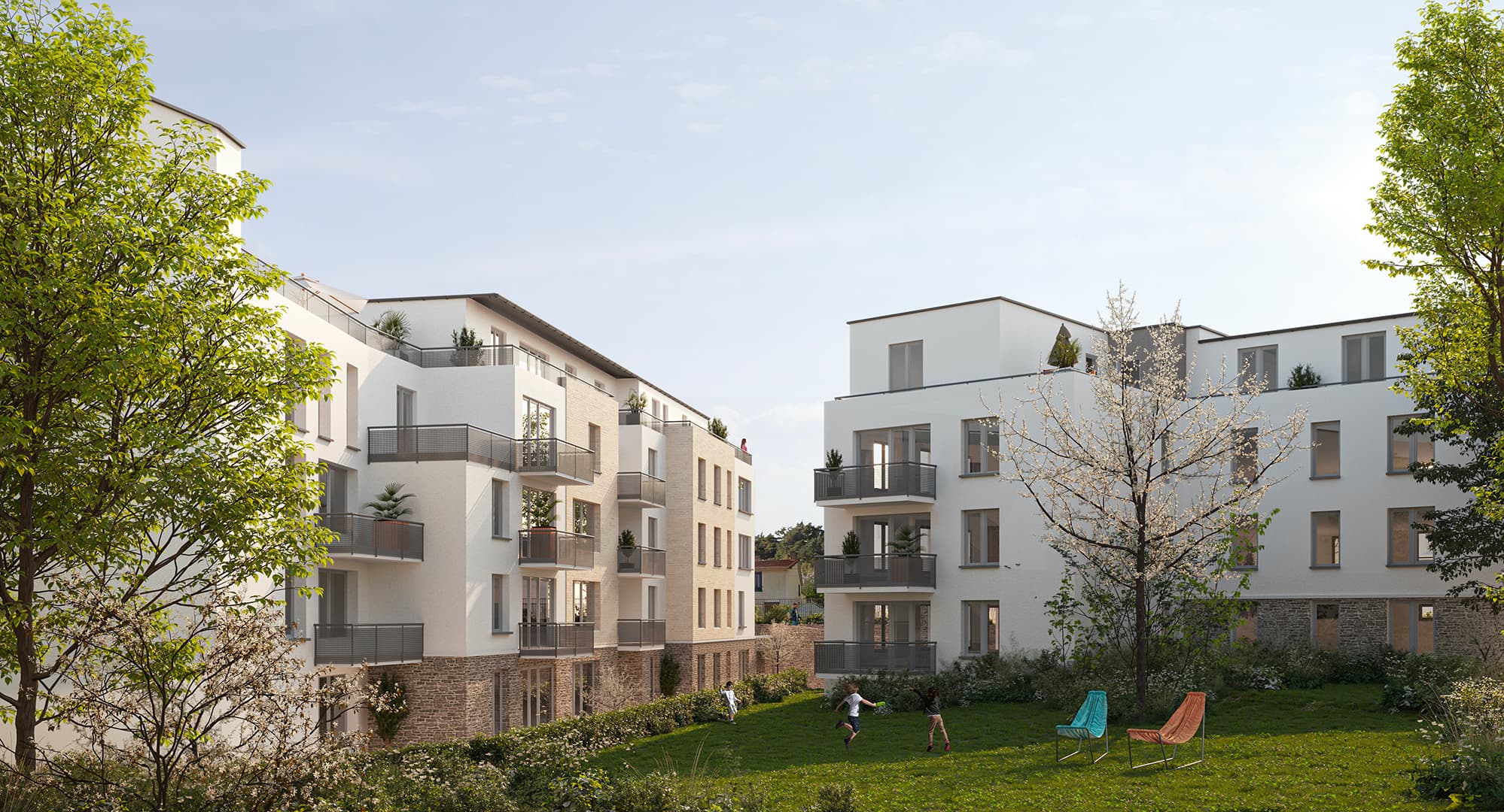 Projet vue depuis le jardin
