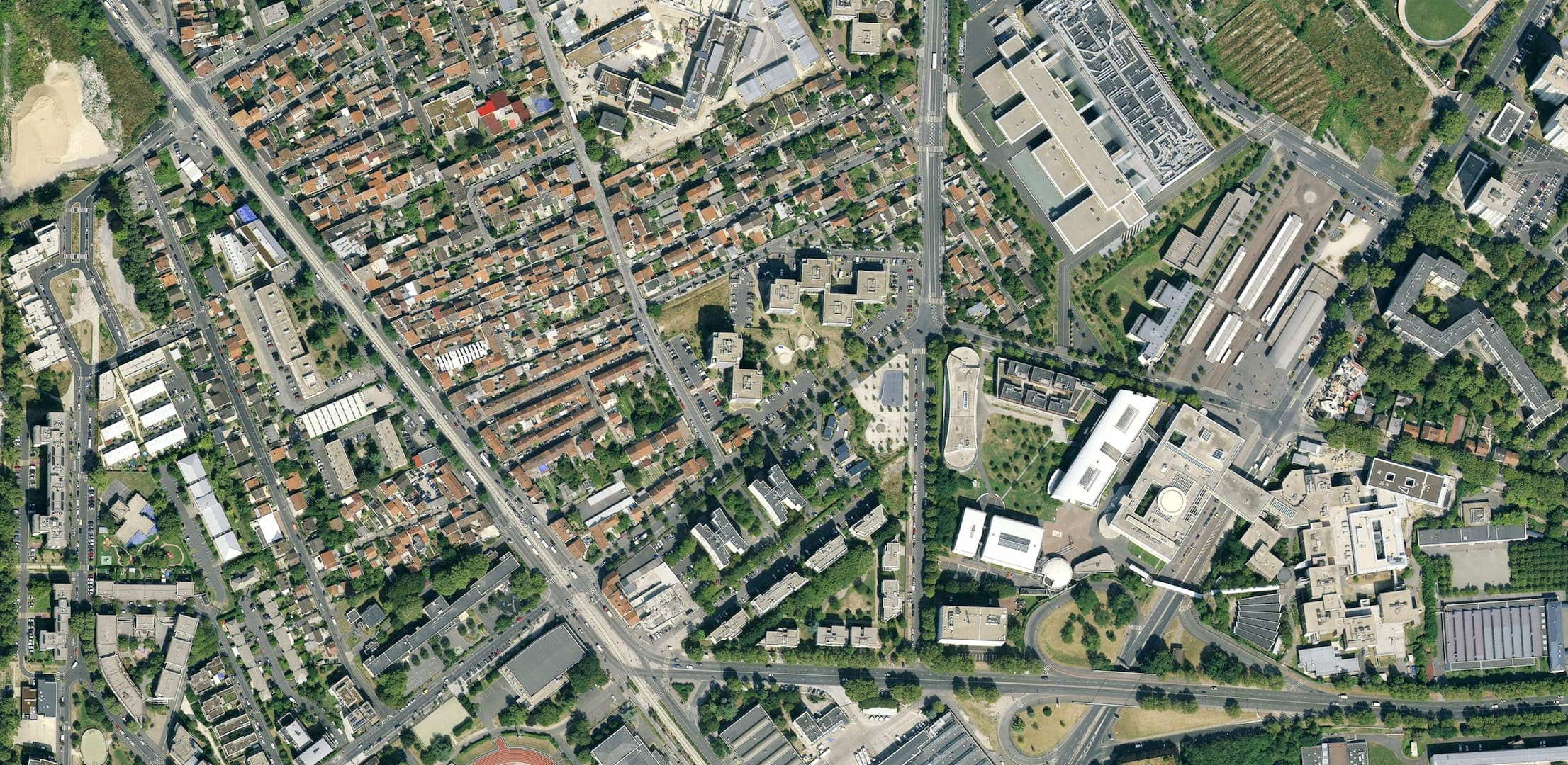 Orsay vue du ciel